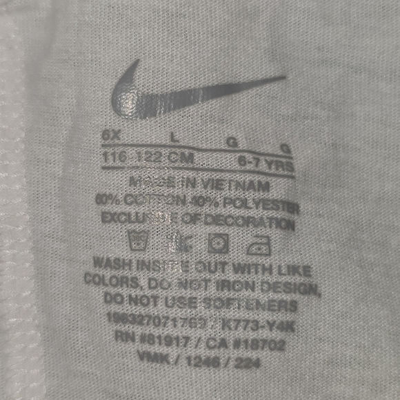 Nike White and Yellow Set with Colorful Logo - Picture 11 of 11